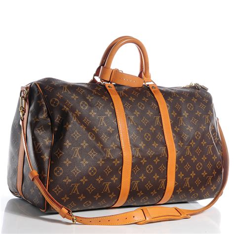 louis vuitton keepall bandouliere monogram 50 red|louis vuitton keepall 50 bag.